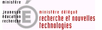 Logo du ministre dlgu  la recherche et aux nouvelles technologies